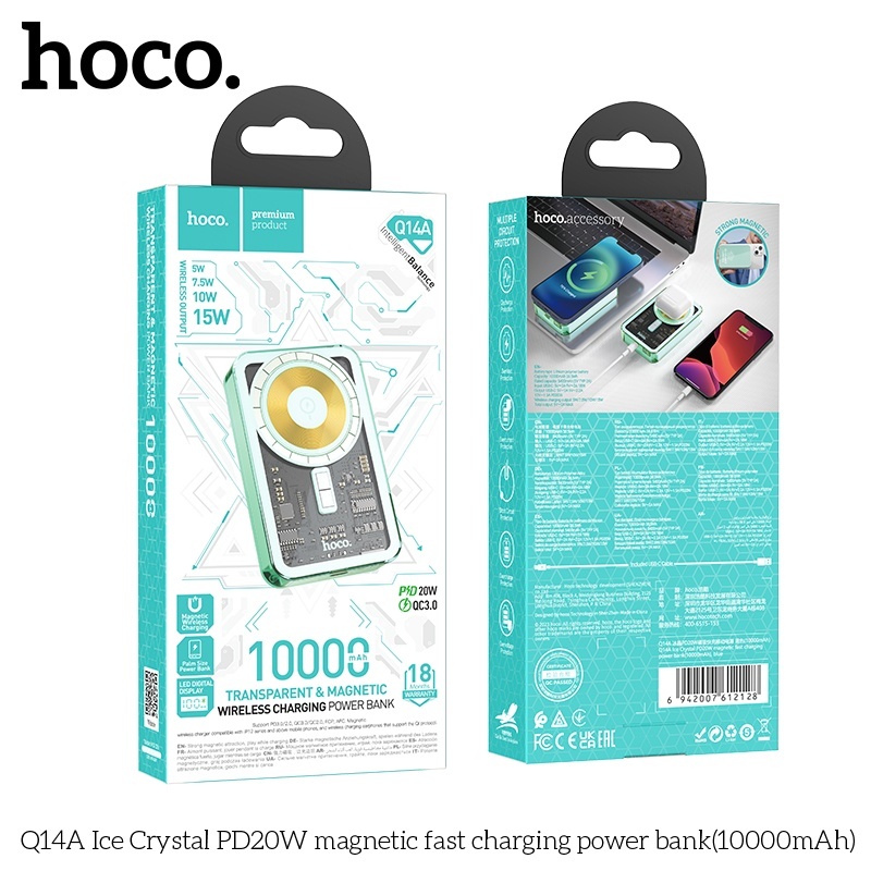 Pin sạc dự phòng sạc không dây Hoco Q14A 10.000mAh