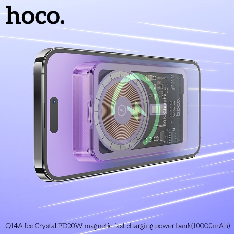 Pin sạc dự phòng sạc không dây Hoco Q14A 10.000mAh