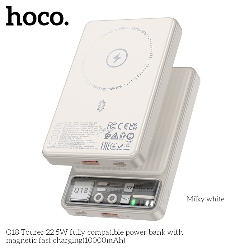 Pin sạc dự phòng sạc nhanh Hoco Q18 10.000mAh