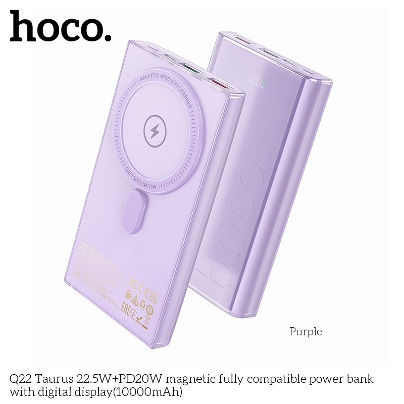 Pin sạc dự phòng sạc nhanh Hoco Q22 10.000mAh