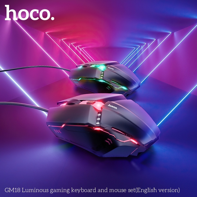 Bộ bàn phím chuột gaming có led Hoco Gm18