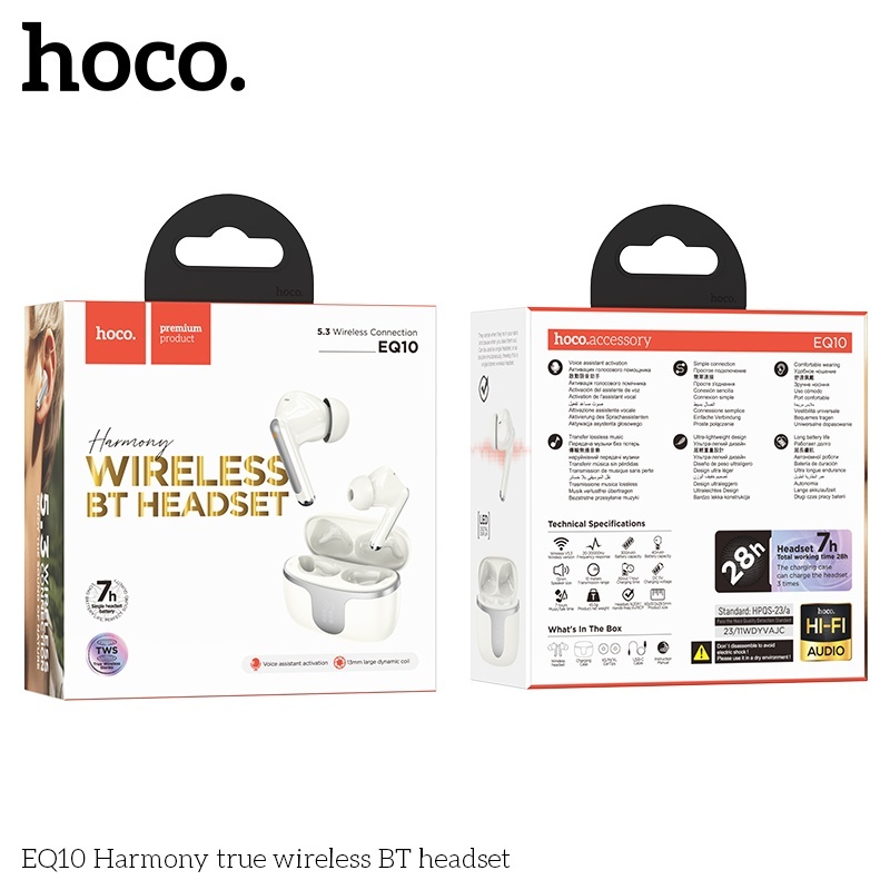 Tai nghe bluetooth hoco EQ10