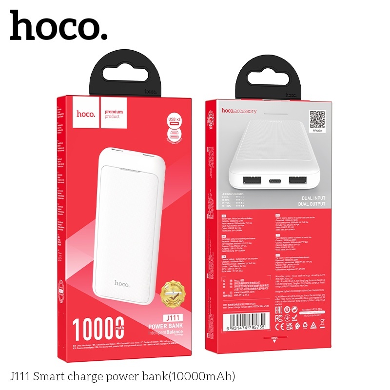 Pin sạc dự phòng Hoco J111 10.000mAh