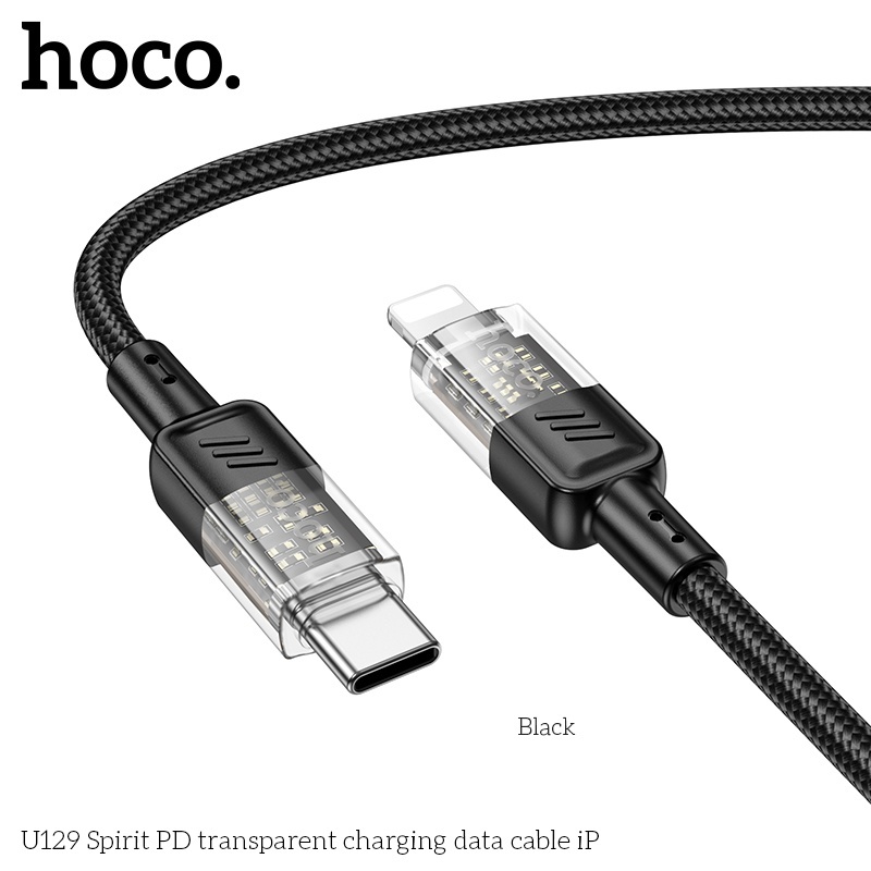 Cáp sạc nhanh Hoco U129 PD typeC-lightning