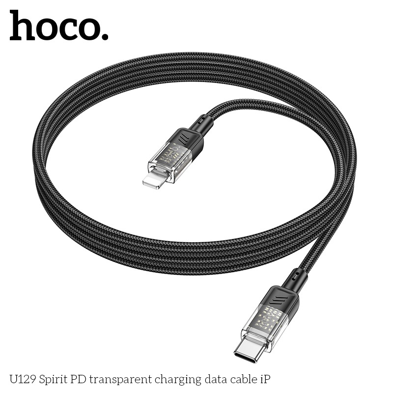 Cáp sạc nhanh Hoco U129 PD typeC-lightning