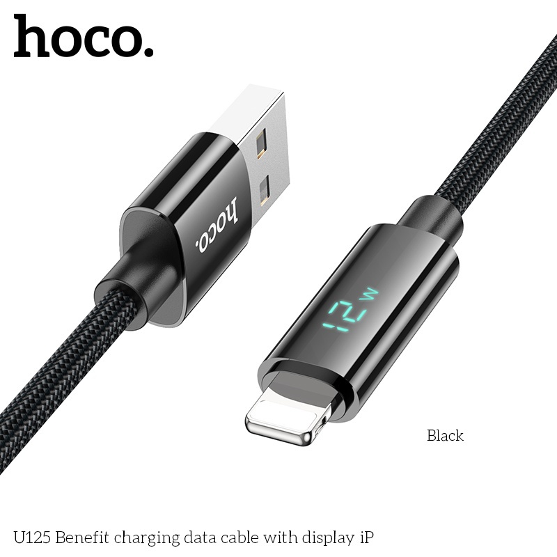 Cáp sạc + truyền dữ liệu Hoco U125 lightning