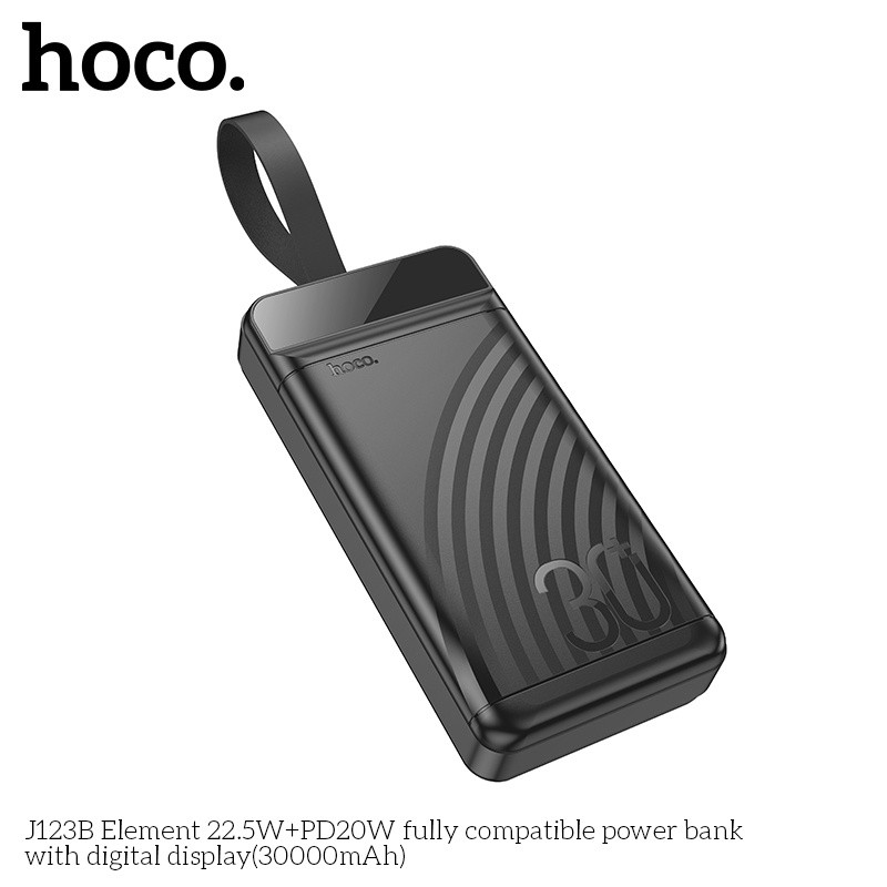 Pin sạc dự phòng sạc nhanh Hoco J123B (30.000mAh) 22.5W PD20W