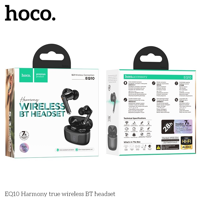 Tai nghe bluetooth hoco EQ10