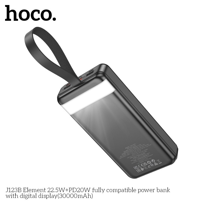 Pin sạc dự phòng sạc nhanh Hoco J123B (30.000mAh) 22.5W PD20W