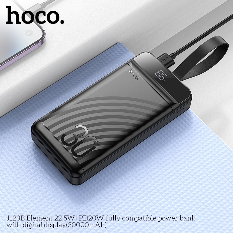 Pin sạc dự phòng sạc nhanh Hoco J123B (30.000mAh) 22.5W PD20W