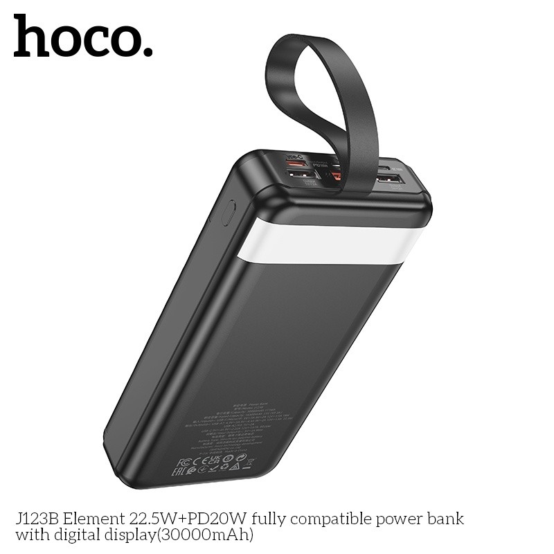 Pin sạc dự phòng sạc nhanh Hoco J123B (30.000mAh) 22.5W PD20W