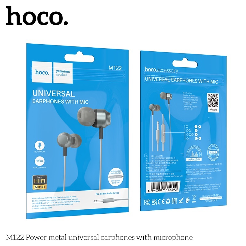 Tai nghe có mic Hoco M122