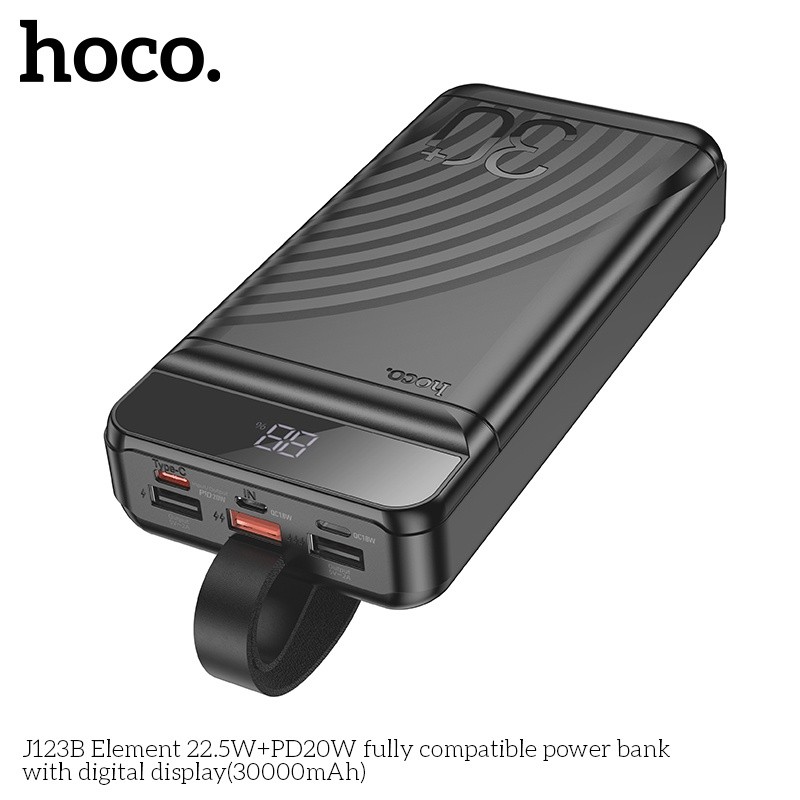 Pin sạc dự phòng sạc nhanh Hoco J123B (30.000mAh) 22.5W PD20W