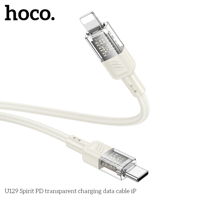 Cáp sạc nhanh Hoco U129 PD typeC-lightning