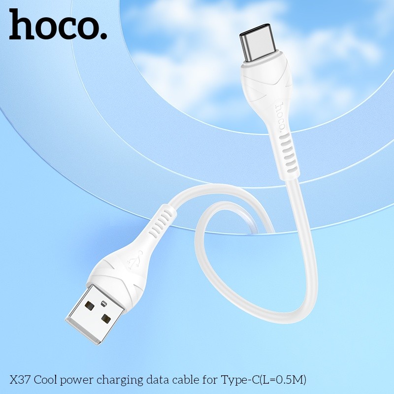 Cáp sạc Hoco X37 typeC 0.5m