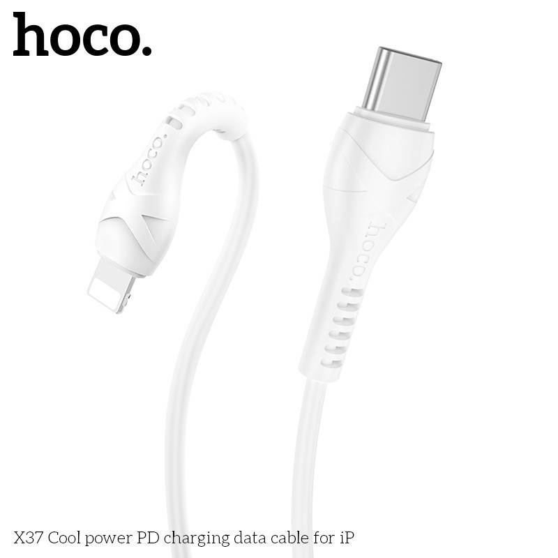 Cáp sạc nhanh Hoco X37 PD 0.5m typeC-lightning