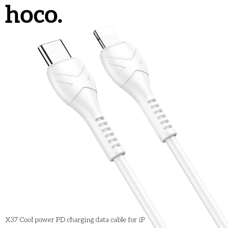 Cáp sạc nhanh Hoco X37 PD 0.5m typeC-lightning