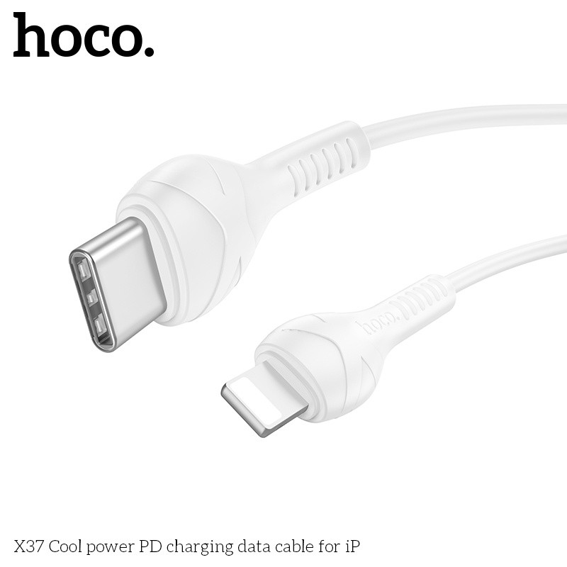 Cáp sạc nhanh Hoco X37 PD 0.5m typeC-lightning