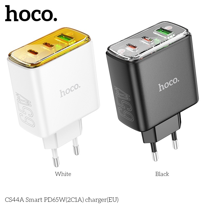 Củ sạc nhanh 3 cổng (2C 1A) Hoco CS44A 65W