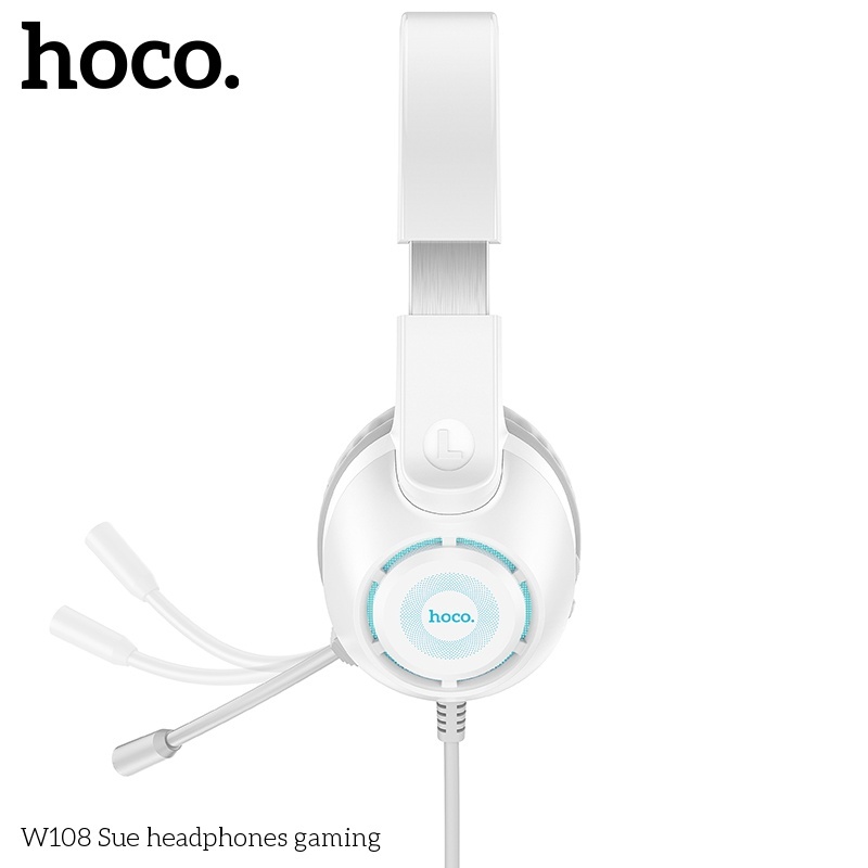 Tai nghe chụp tai gaming Hoco W108 RGB