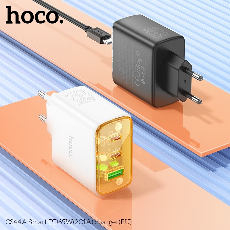 Củ sạc nhanh 3 cổng (2C 1A) Hoco CS44A 65W