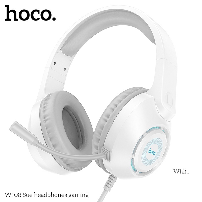 Tai nghe chụp tai gaming Hoco W108 RGB