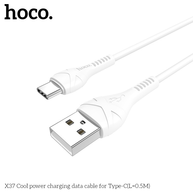 Cáp sạc Hoco X37 typeC 0.5m