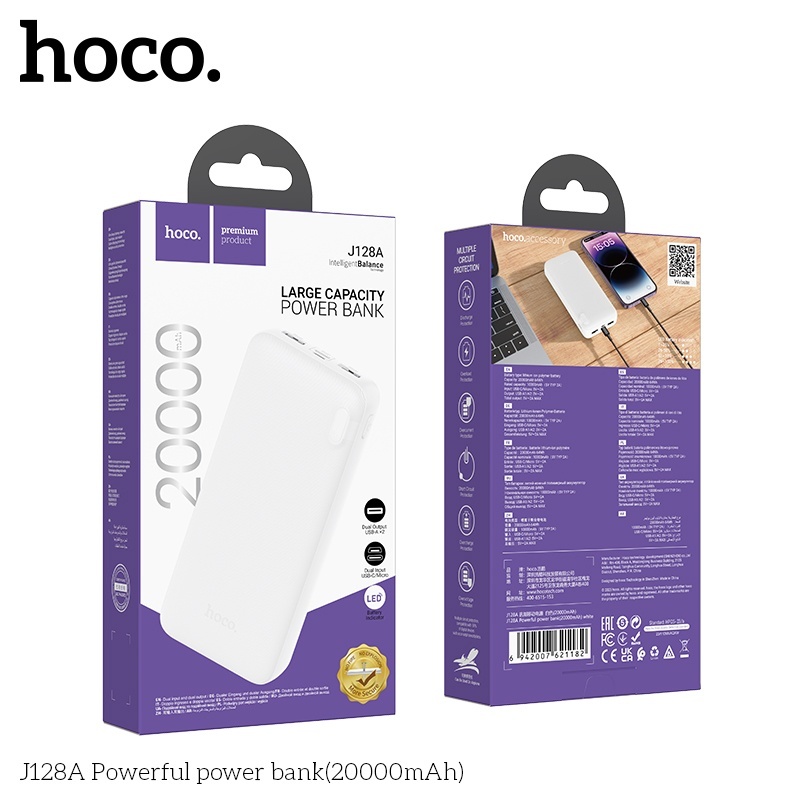 Pin sạc dự phòng Hoco J128A 20.000mAh