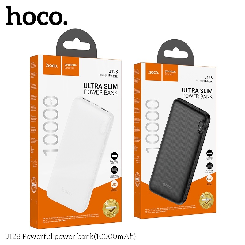 Pin sạc dự phòng siêu mỏng Hoco J128 10.000mAh