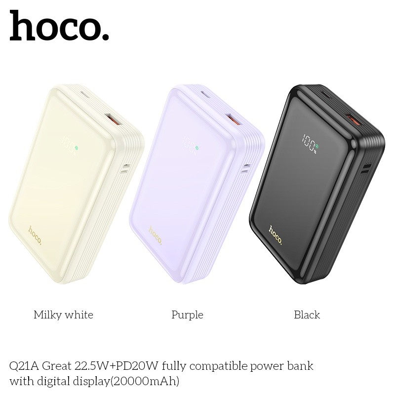 Pin sạc dự phòng sạc nhanh Hoco Q21A 20.000mAh