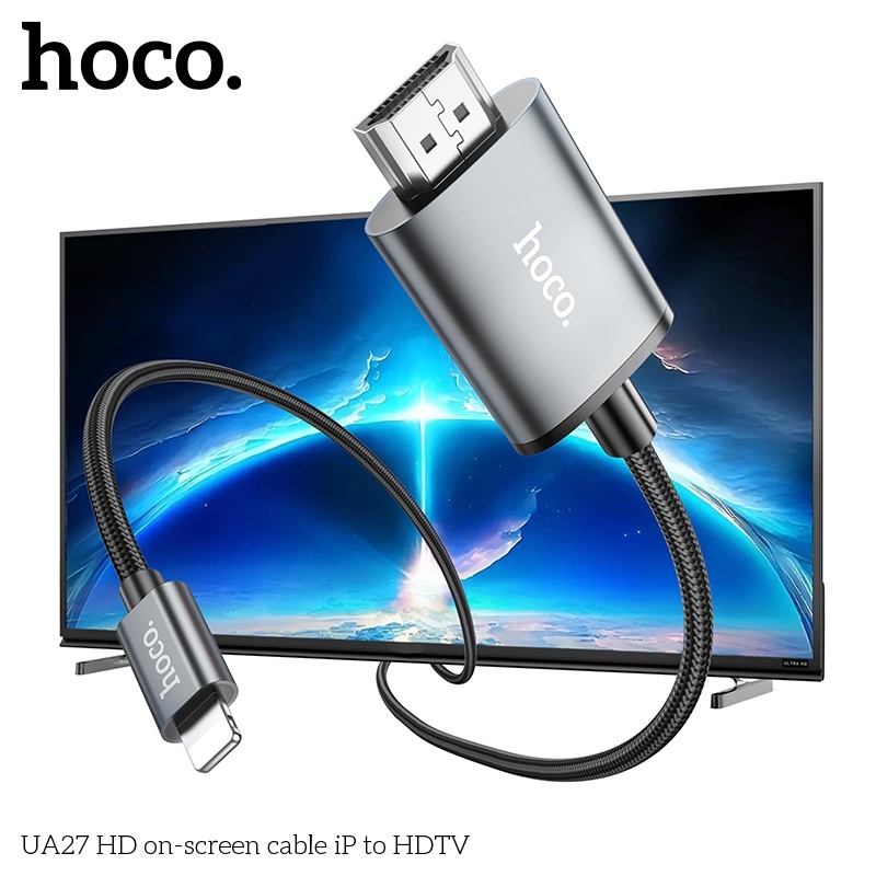 Cáp màn hình HD iphone sang HDTV UA27 lightning