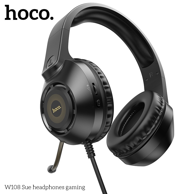 Tai nghe chụp tai gaming Hoco W108 RGB