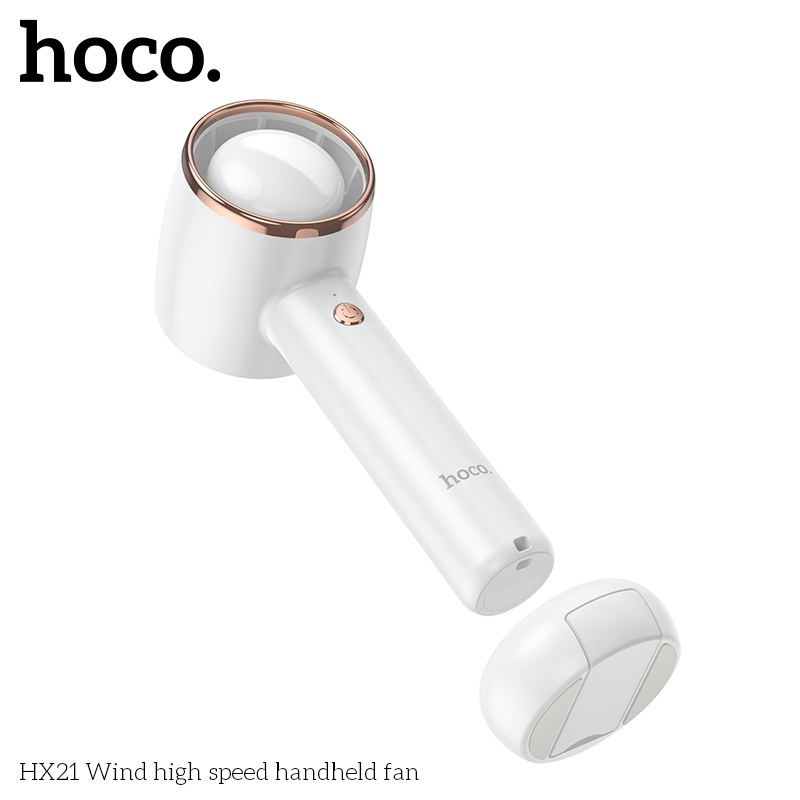 Quạt cầm tay và để bàn 2in1 Hoco HX21