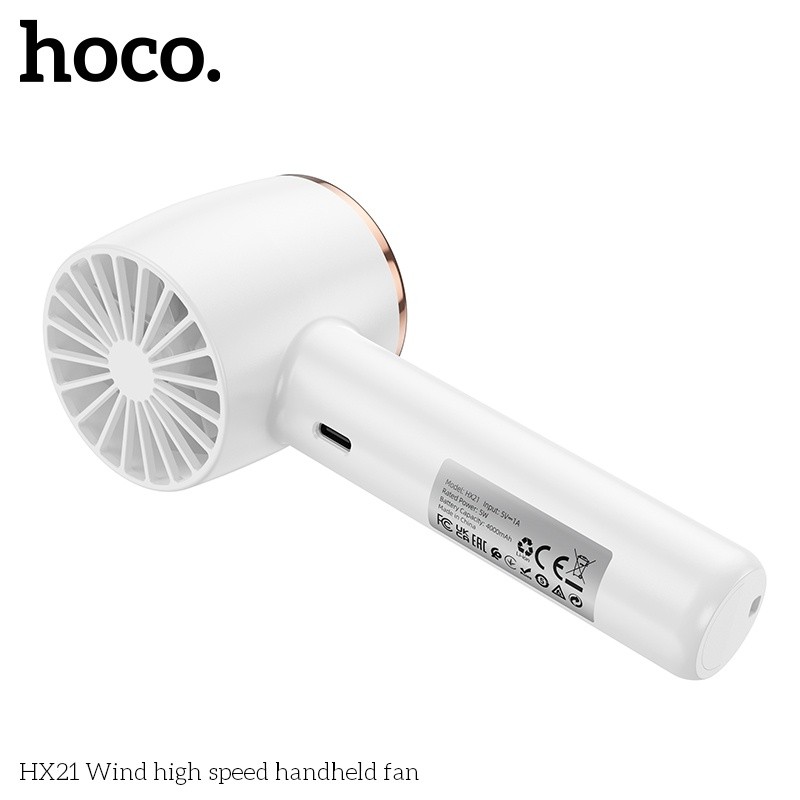 Quạt cầm tay và để bàn 2in1 Hoco HX21