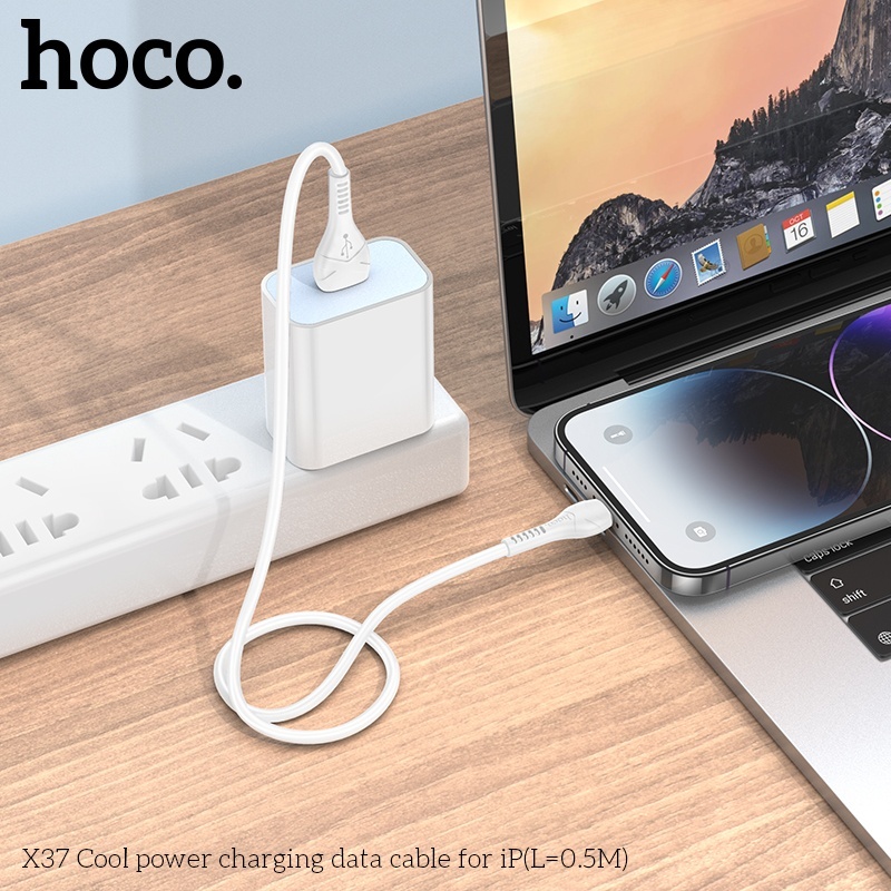 Cáp sạc ngắn Hoco X37 lightning 25cm