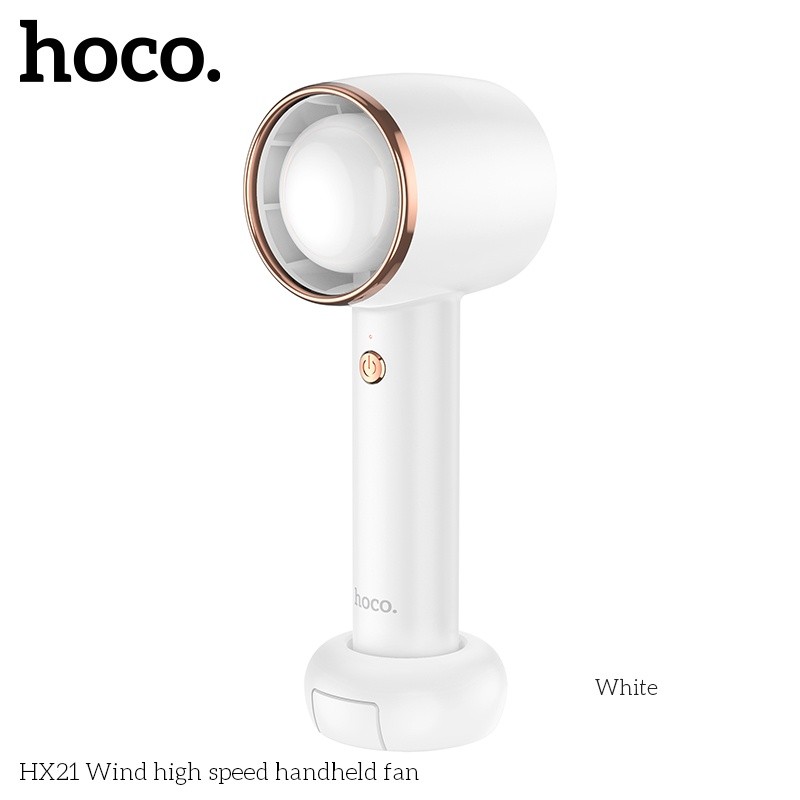 Quạt cầm tay và để bàn 2in1 Hoco HX21