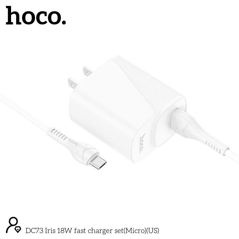 Bộ sạc nhanh QC18W Hoco DC73 micro