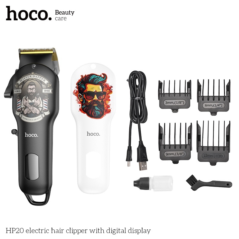 Tông đơ điện có màn hình hiển thị Hoco HP20