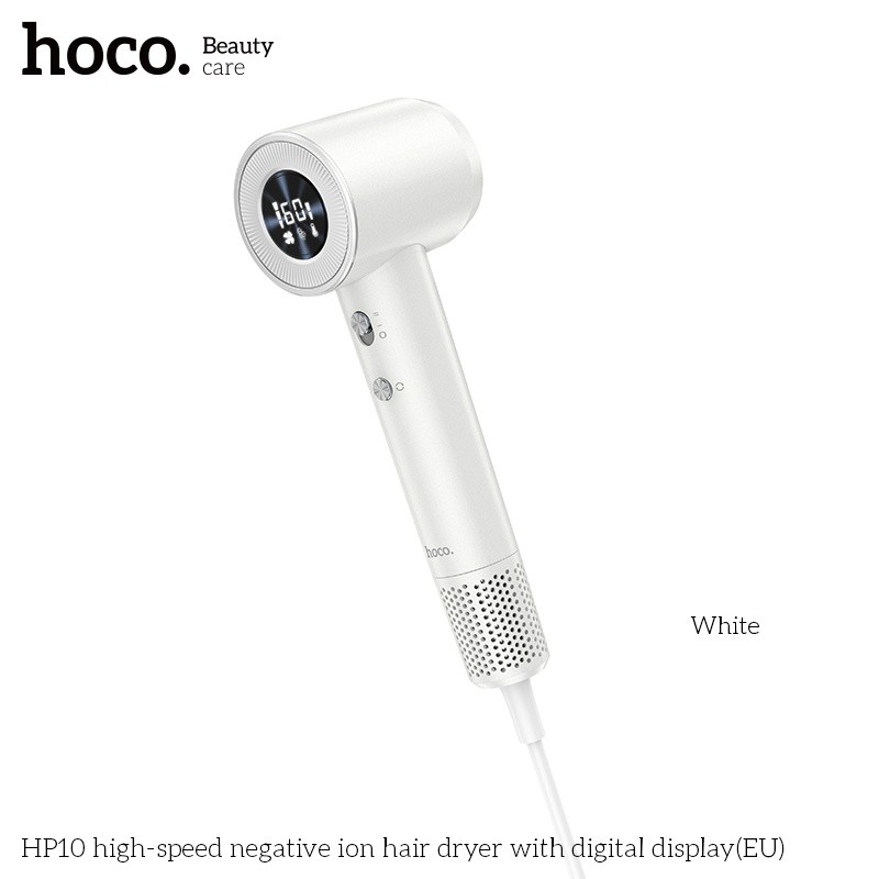 Máy sấy tóc ion âm tốc độ cao có màn hình kỹ thuật số Hoco HP10