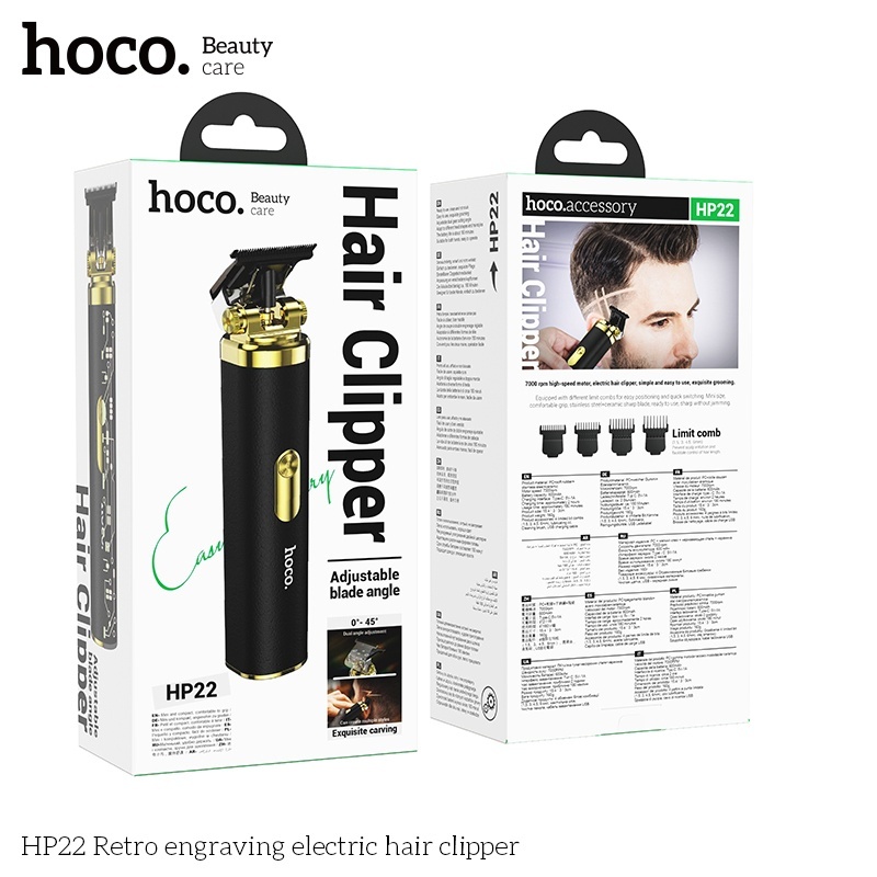 Tông đơ điện Hoco HP22 kiểu dáng Retro