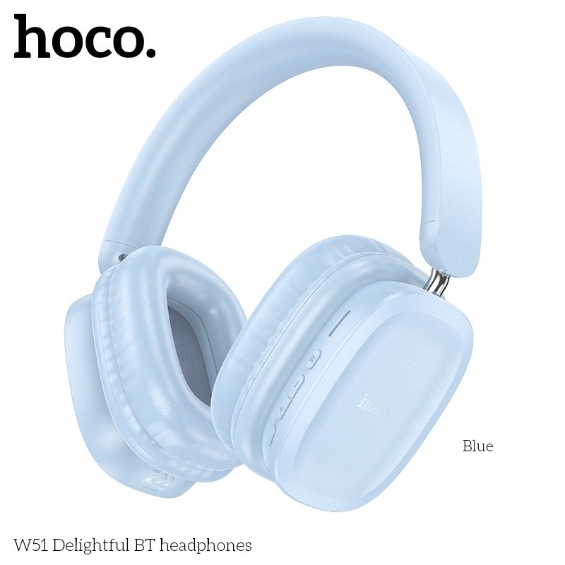 Tai nghe headphone bluetooth Hifi audio Hoco W51 nghe nhạc 46h