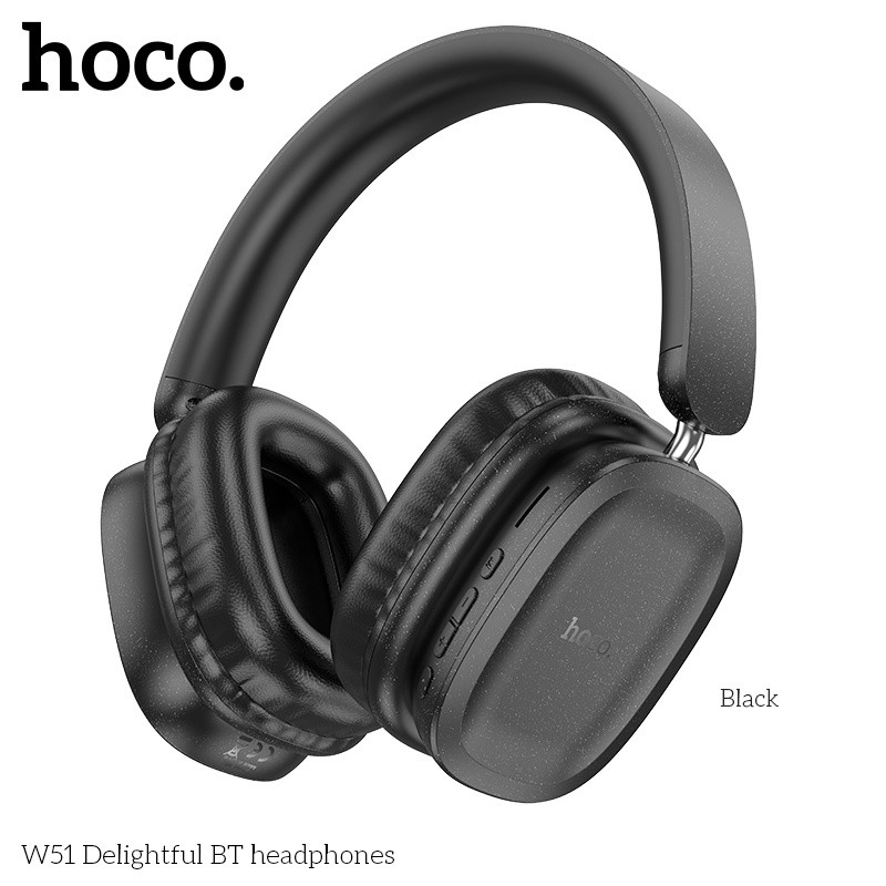 Tai nghe headphone bluetooth Hifi audio Hoco W51 nghe nhạc 46h