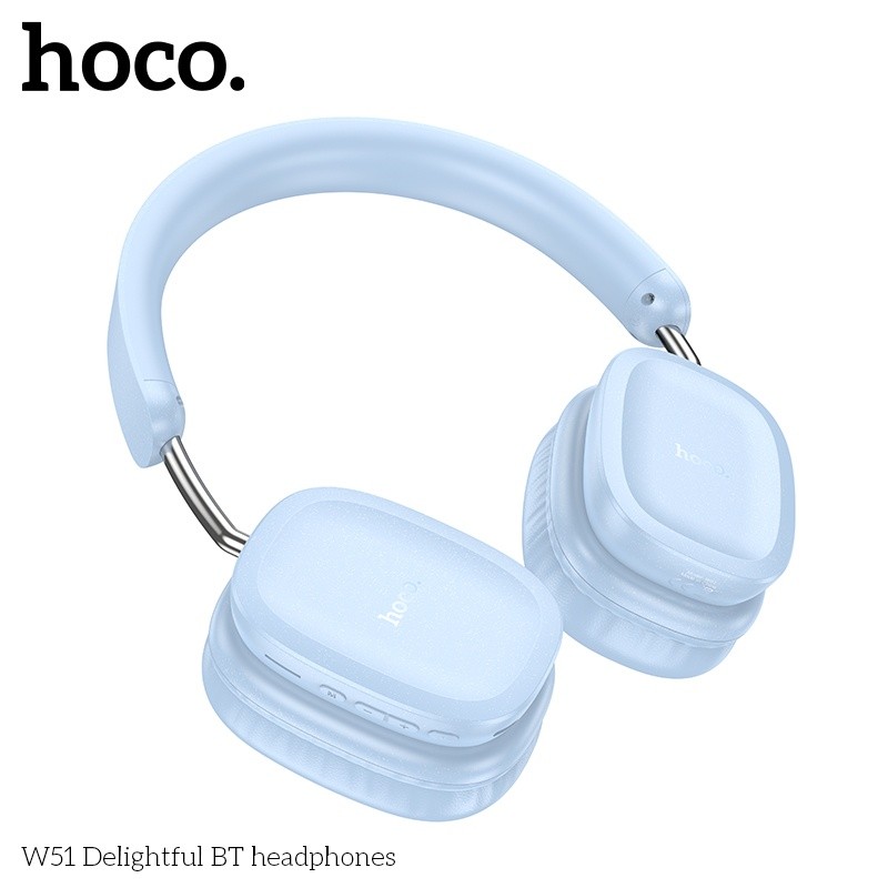 Tai nghe headphone bluetooth Hifi audio Hoco W51 nghe nhạc 46h