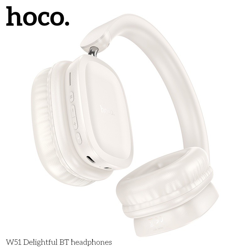 Tai nghe headphone bluetooth Hifi audio Hoco W51 nghe nhạc 46h