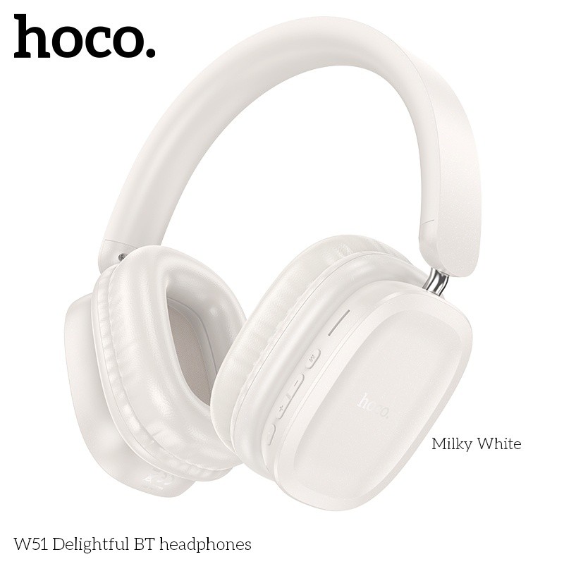 Tai nghe headphone bluetooth Hifi audio Hoco W51 nghe nhạc 46h