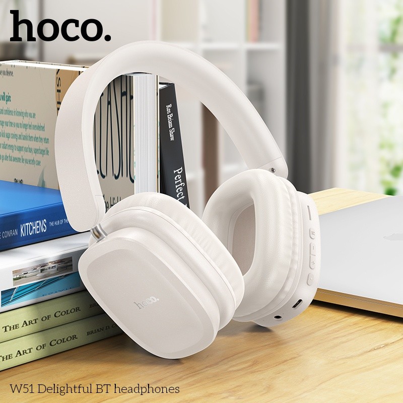 Tai nghe headphone bluetooth Hifi audio Hoco W51 nghe nhạc 46h