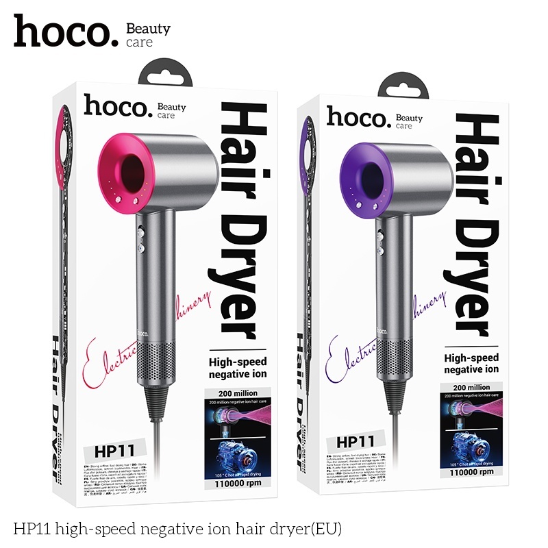 Máy sấy tóc ion âm tốc độ cao Hoco HP11