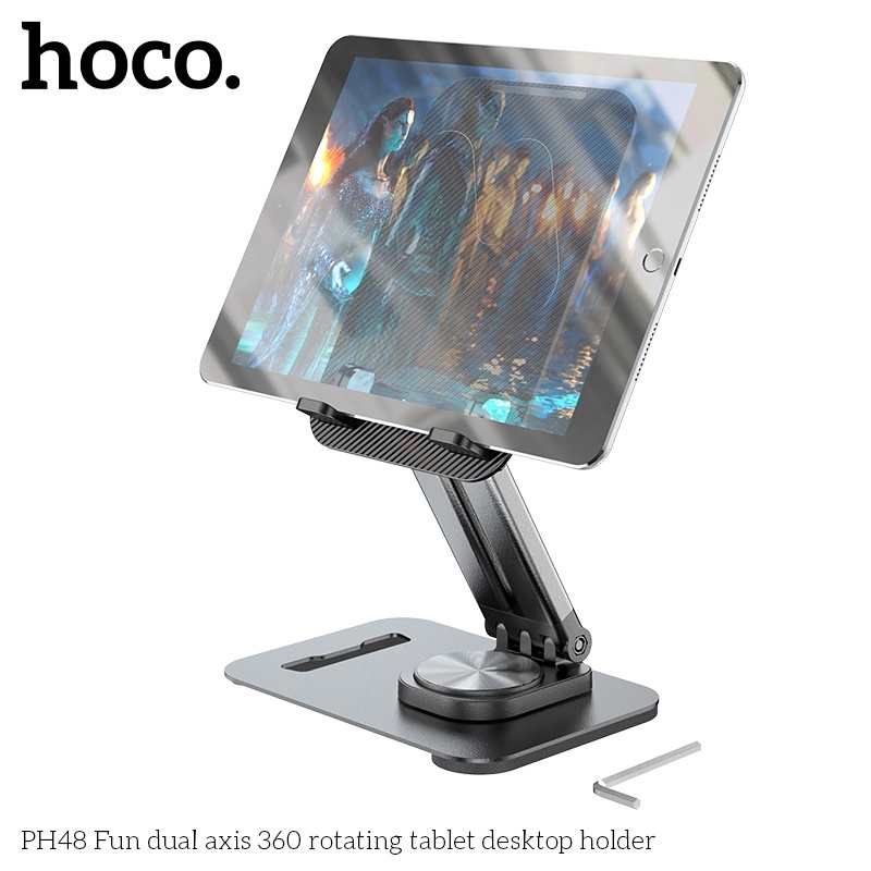 Giá đỡ điện thoại để bàn xoay 360 độ Hoco PH48