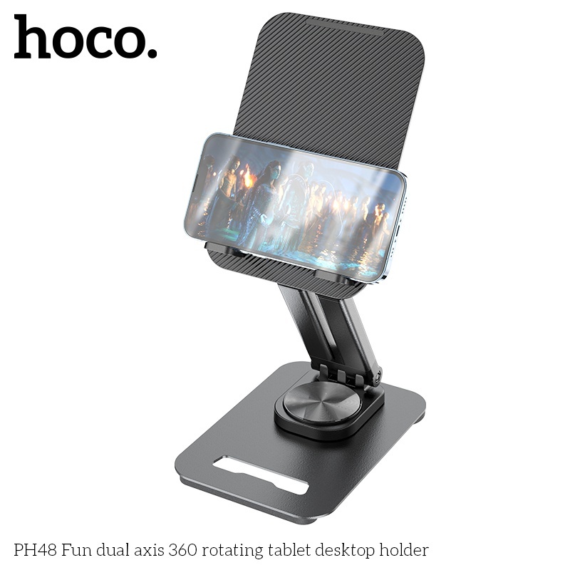 Giá đỡ điện thoại để bàn xoay 360 độ Hoco PH48