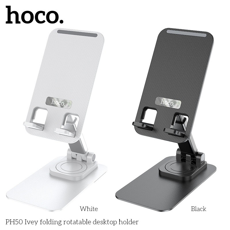 Giá đỡ điện thoại để bàn gập xoay 360 độ Hoco PH50